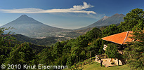 Vulkanaussicht von Finca Filadelfia.